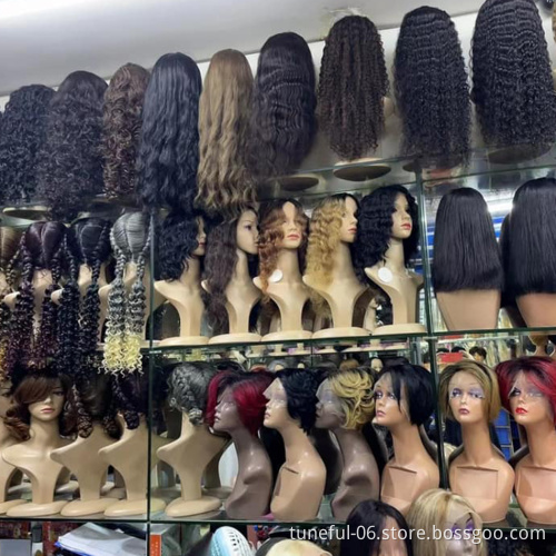 Wholesale Straight Brazilian Hair HD Lace Wigs,full lace frontal wig with baby hair,Virgin human hair wigs for black women